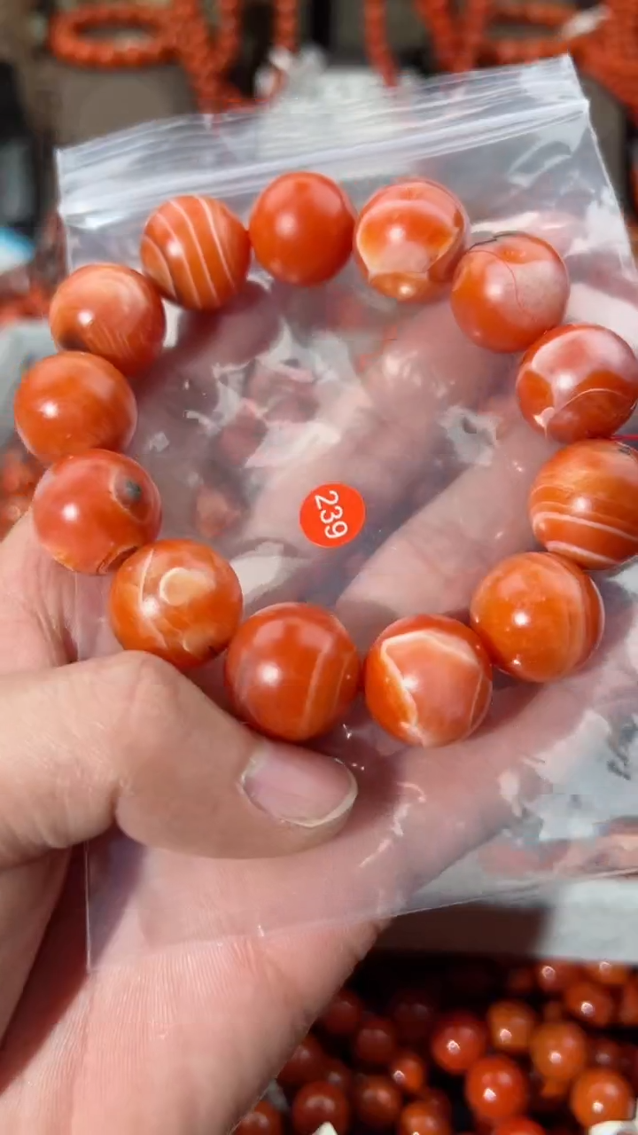 【闪购商品】南红玛瑙手串未镶嵌17