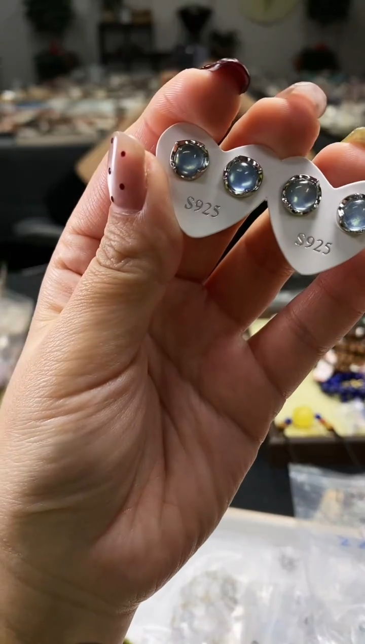 未镶嵌手串水晶耳钉824多样性发其一