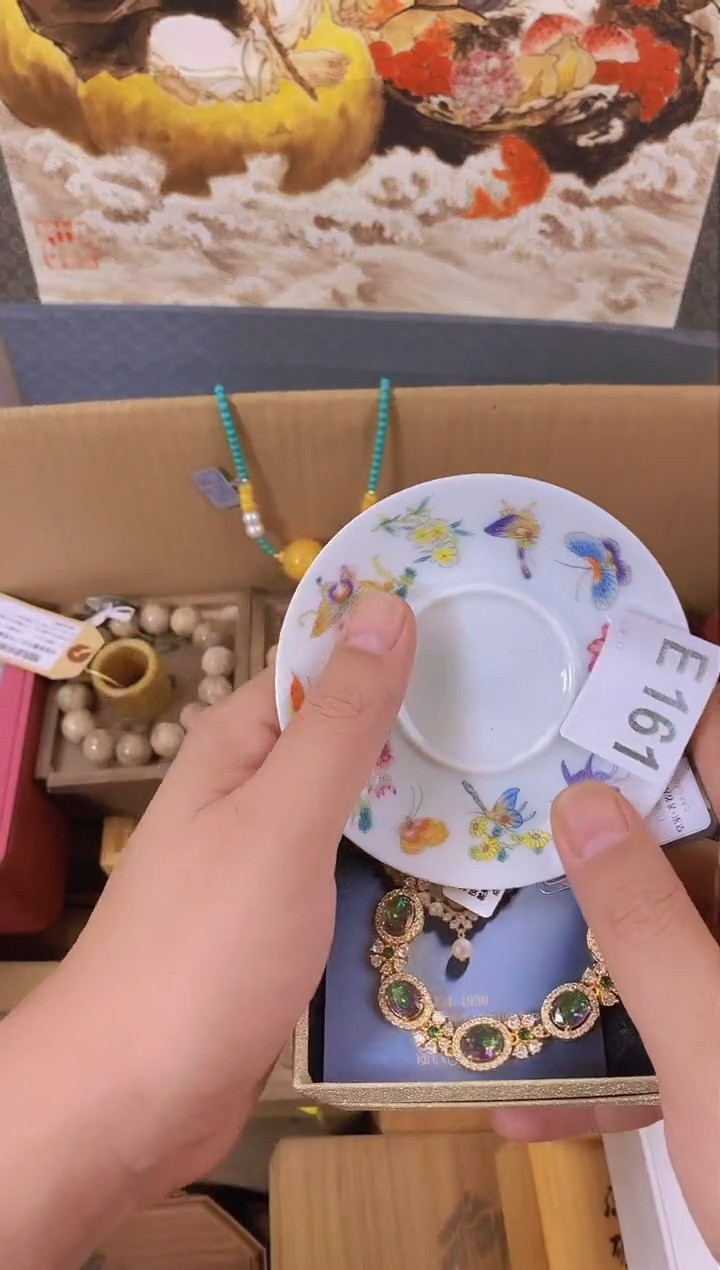 手工艺品琉璃E161瓷器手串多样性发一