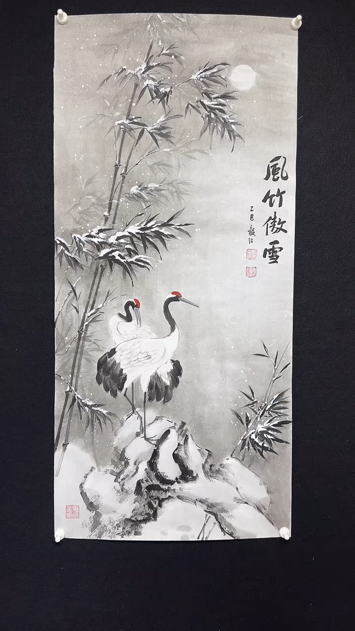 国画朱毅江国画作品分享