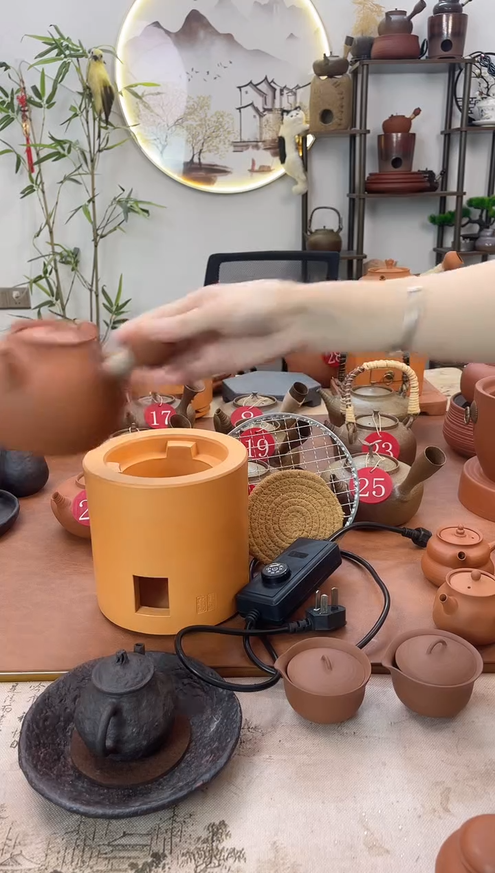 蕉*浮光+电炉丝+千水超薄侧把+壶垫烤网