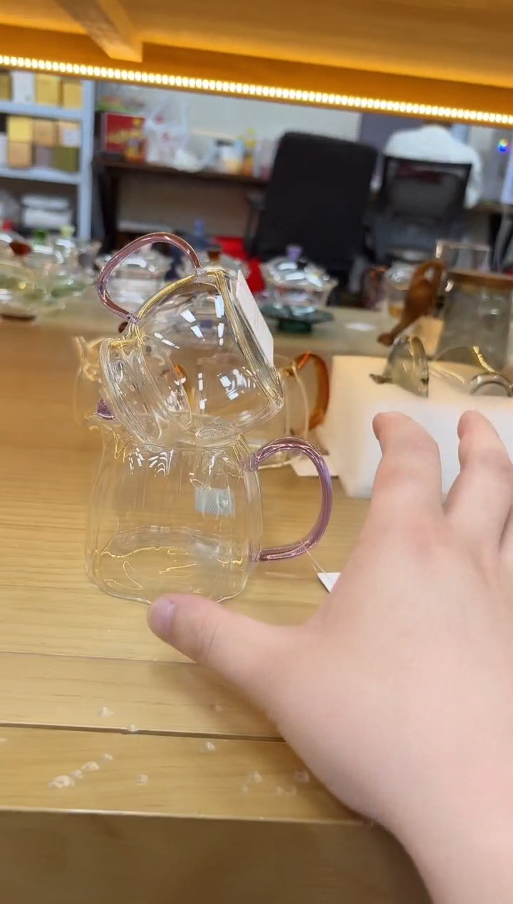 禾器言卿壶浅紫色+禾器倾妍茶海浅紫色