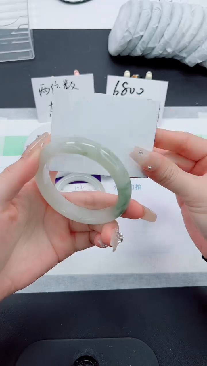 【闪购商品】石英质玉手镯未镶嵌103号-57圈