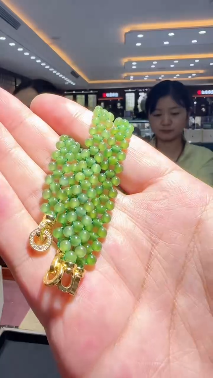 手串未镶嵌和田玉【钰723】15 7021多样性发其一