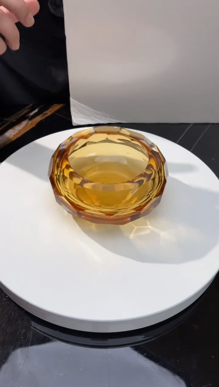 【闪购商品】摆件AJ06696琥珀金坚果碗