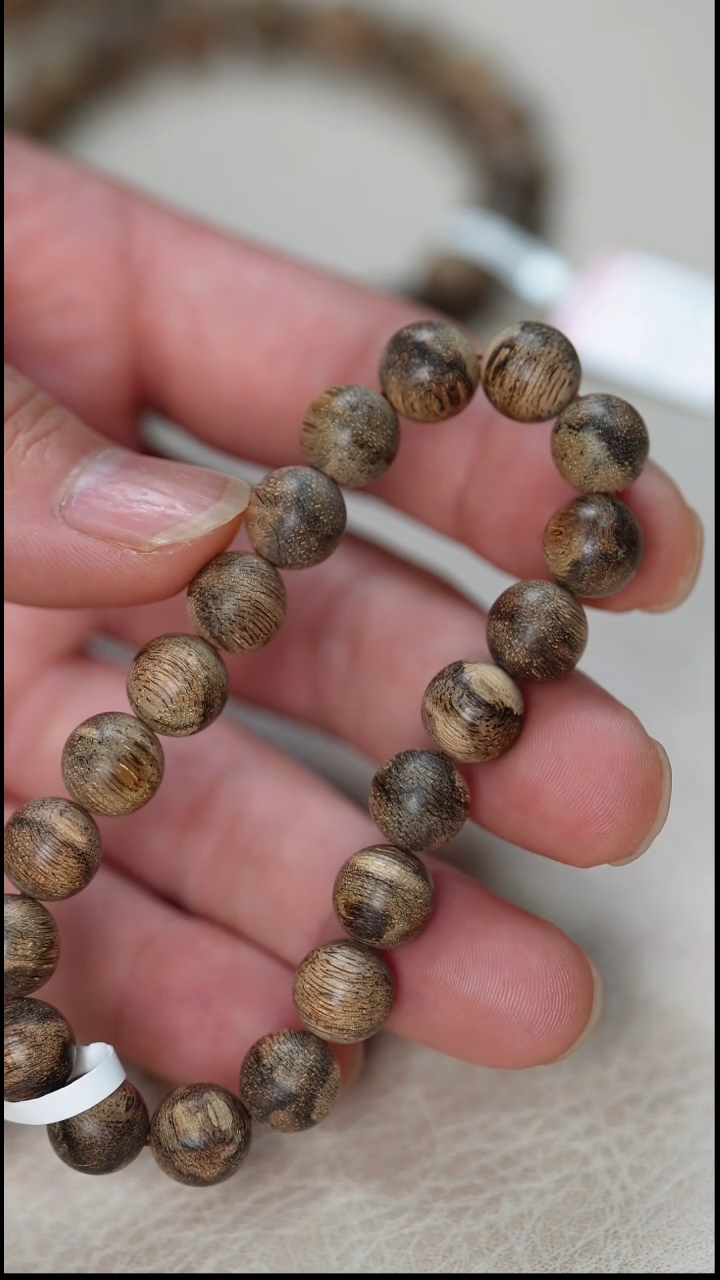 【闪购商品】沉香手串柬埔寨棋韵0.99单圈