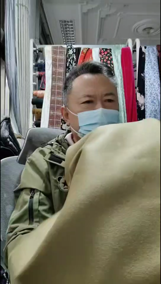 麦驼色纯色双面布料