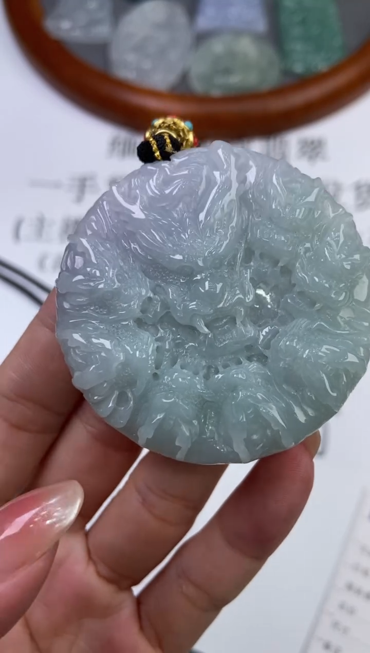 翡翠挂件未镶嵌2226681jlp008/多样性一件发