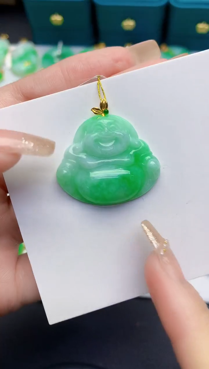 颈饰未镶嵌翡翠缅甸天然翡翠A货