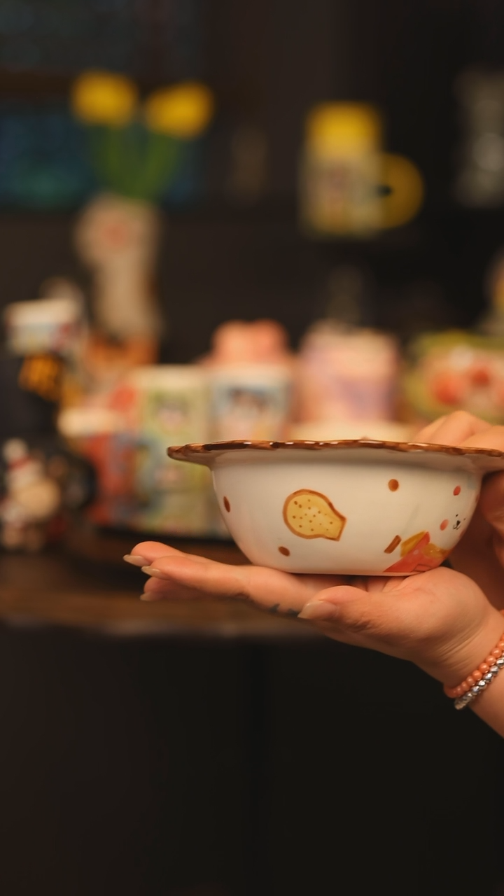 【闪购商品】摆件景德镇釉下彩绘设计师款陶瓷