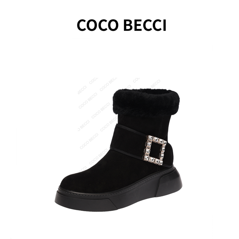 25秋冬新款甜美百搭氛围感时尚短靴