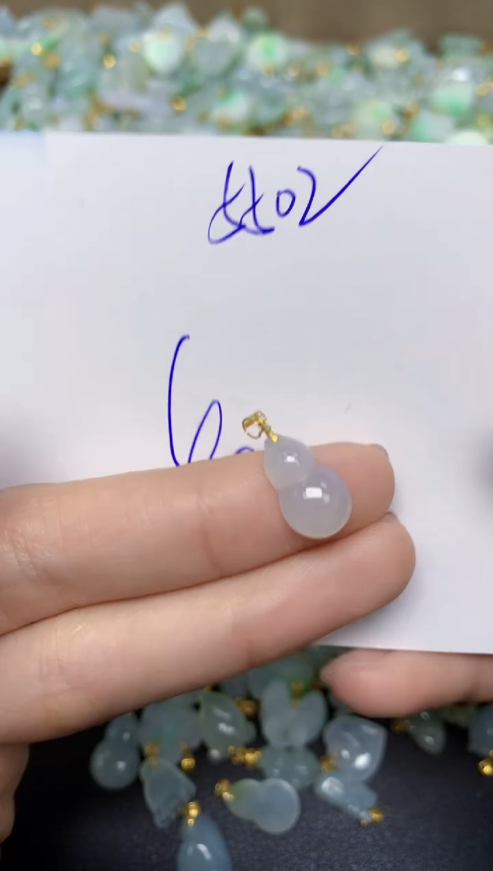 【闪购商品】翡翠颈饰18K金镶嵌 天然翡翠A货