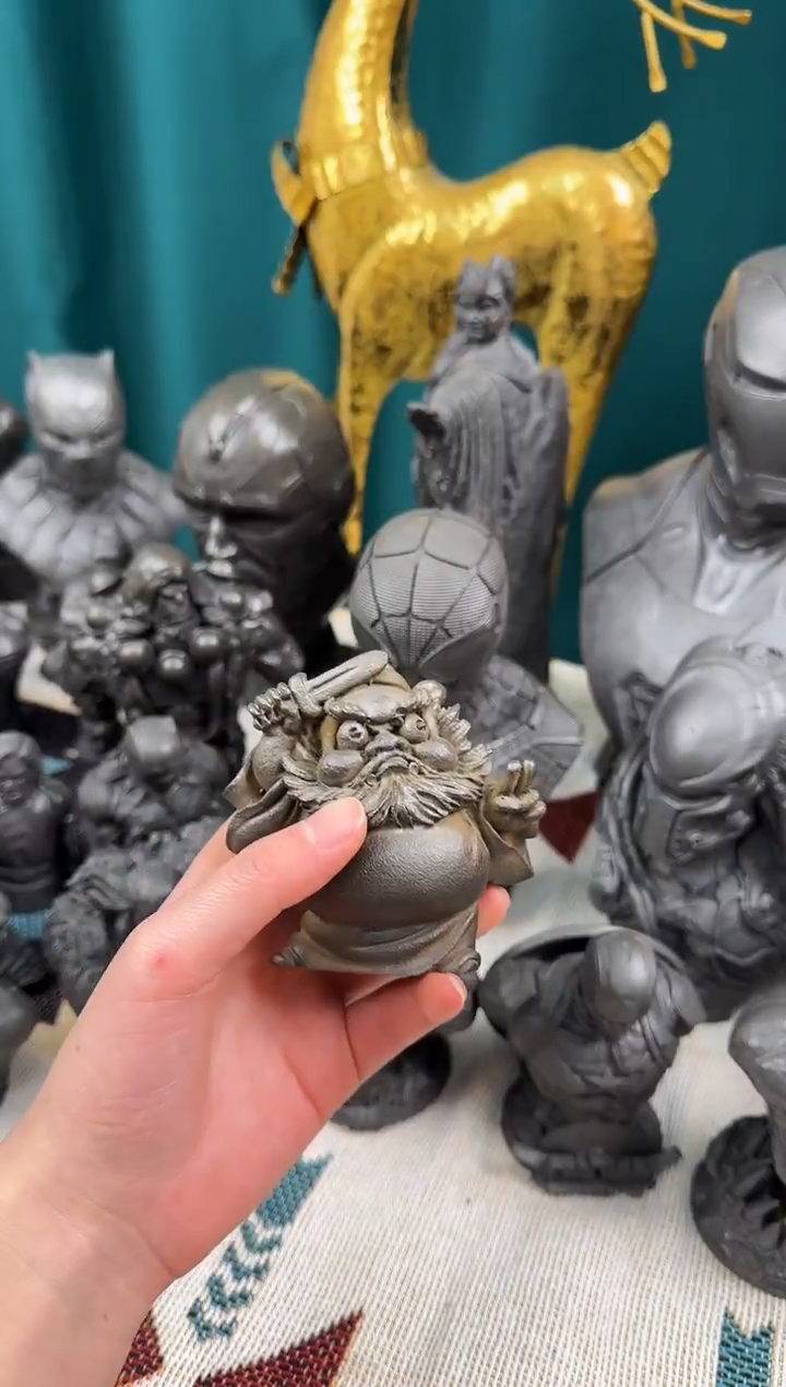 铁精致潮玩摆件大号钟馗