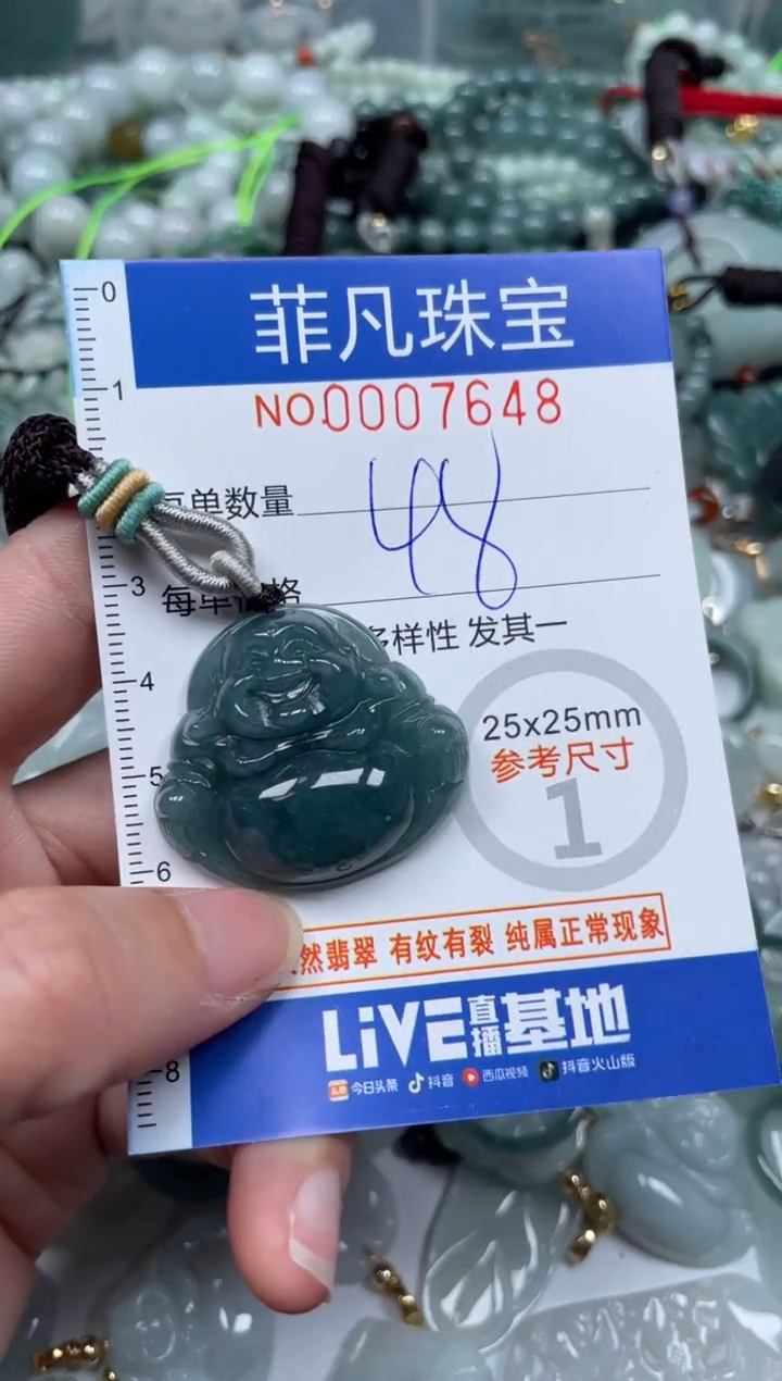 【闪购商品】翡翠颈饰未镶嵌00..7648