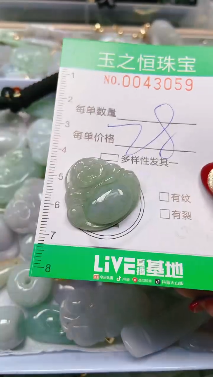 【闪购商品】翡翠颈饰未镶嵌闪购0043059
