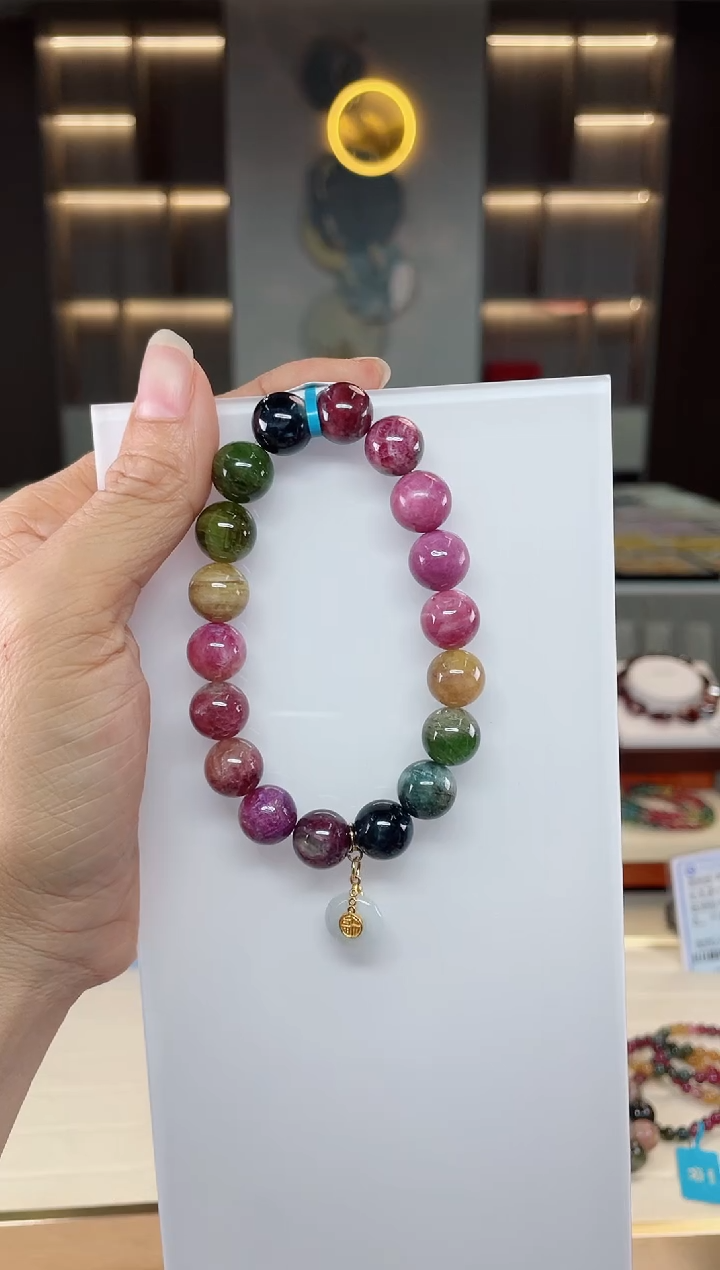【闪购商品】碧玺单圈手串未镶嵌（多样性发一条）Q