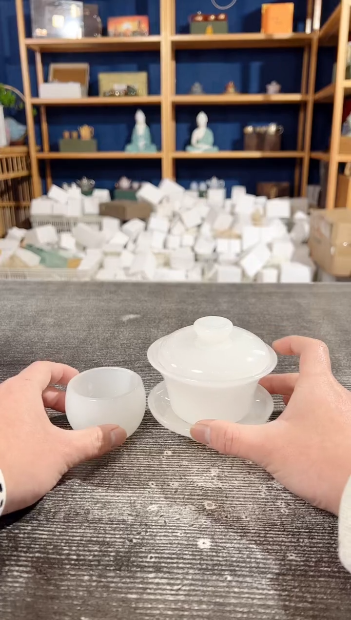 【闪购商品】其他纯色琉璃盖碗+同款杯