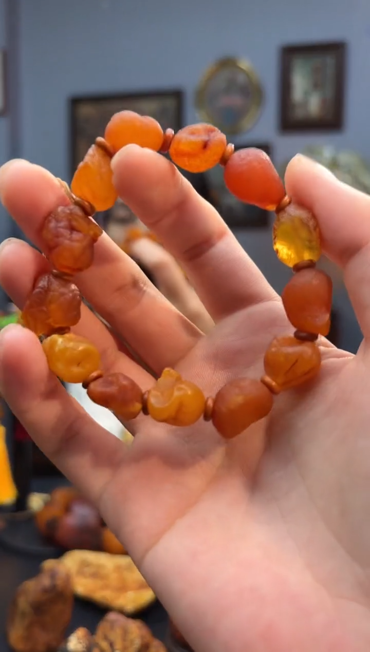 手串琥珀未镶嵌手串