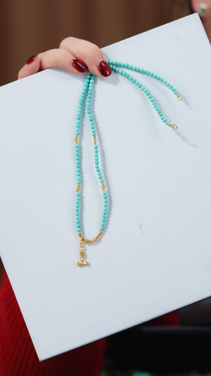 【闪购商品】绿松石项链未镶嵌1