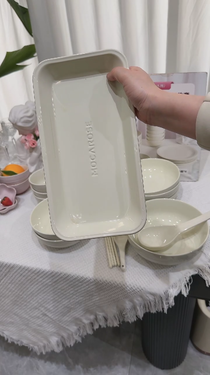 【闪购商品】瓷奶油白（11英寸）28cm炻彩鱼盘