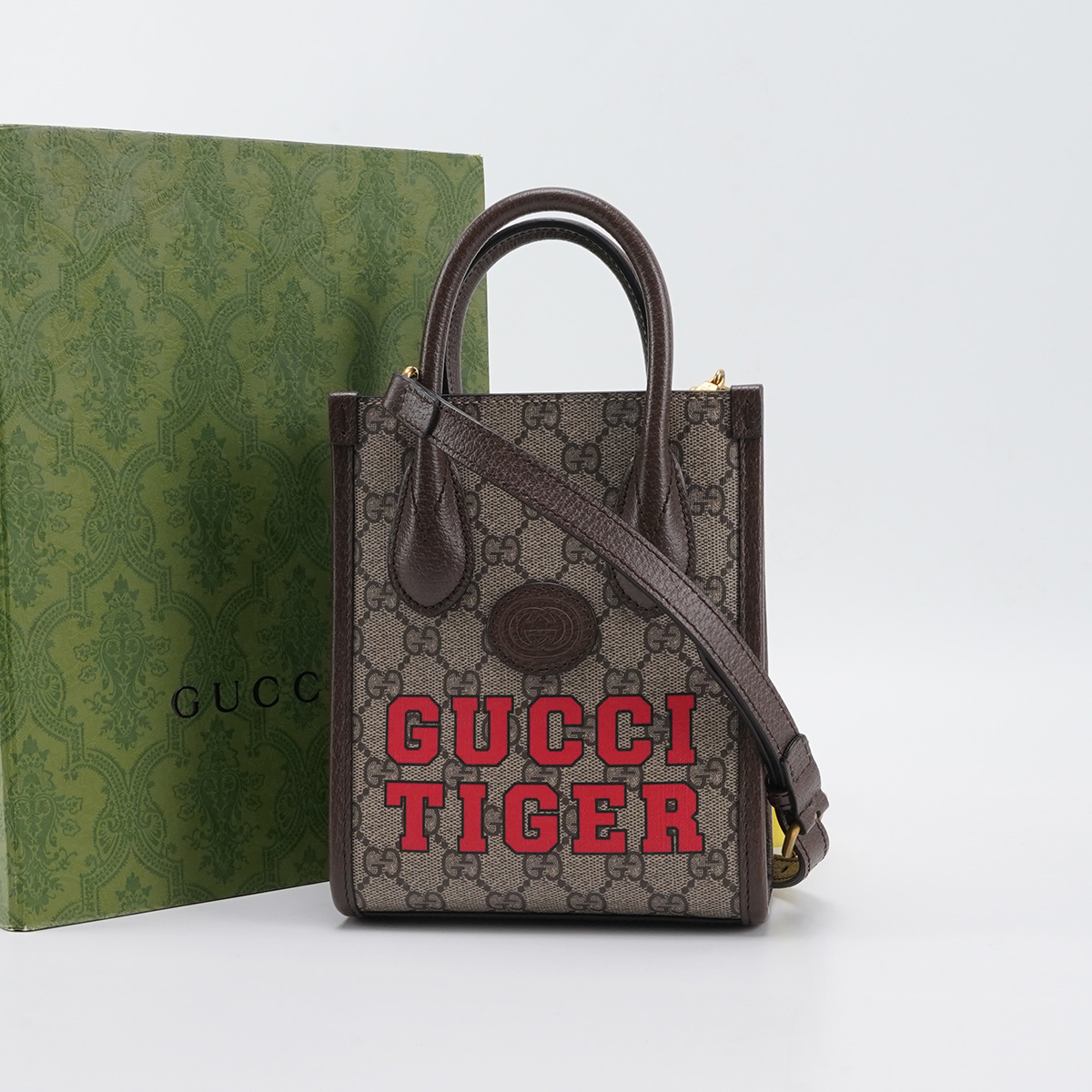 95新 GUCCI/古驰  retro托特mini虎年限定款/BG23001829 