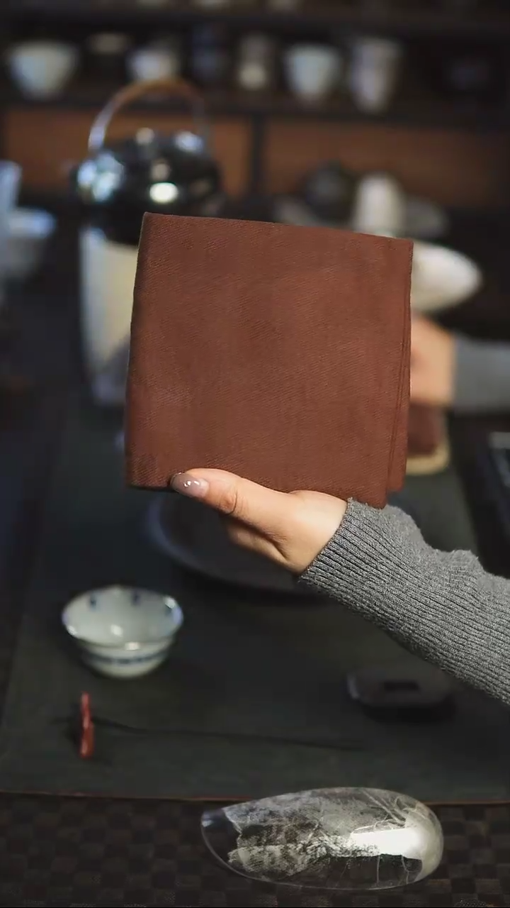 【闪购商品】几席之上 纯棉茶巾25*25