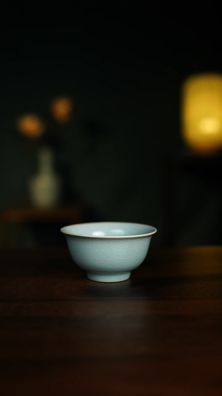 【闪购商品】仿古釉 支钉烧 压手杯 一级