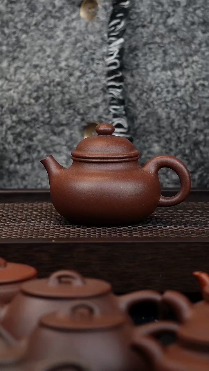 【闪购商品】紫砂茶壶黄龙山平台底槽清容天215cc