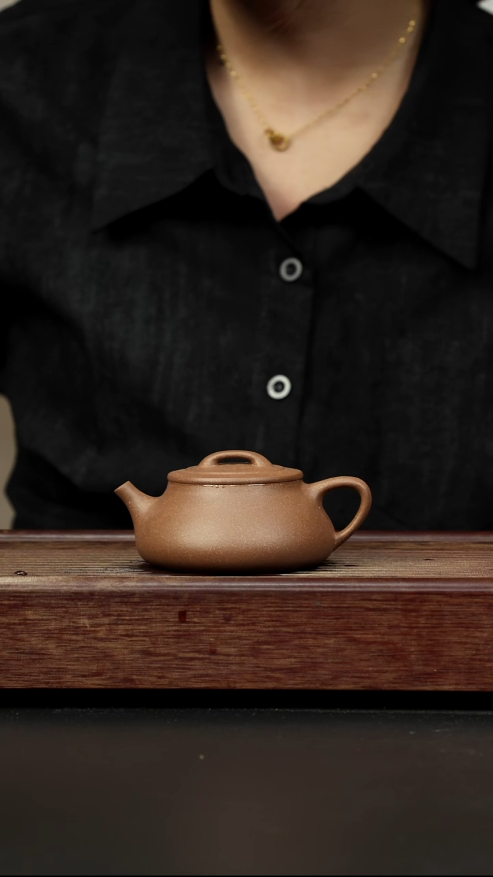 紫砂茶壶老段 纳瓢 全手工
