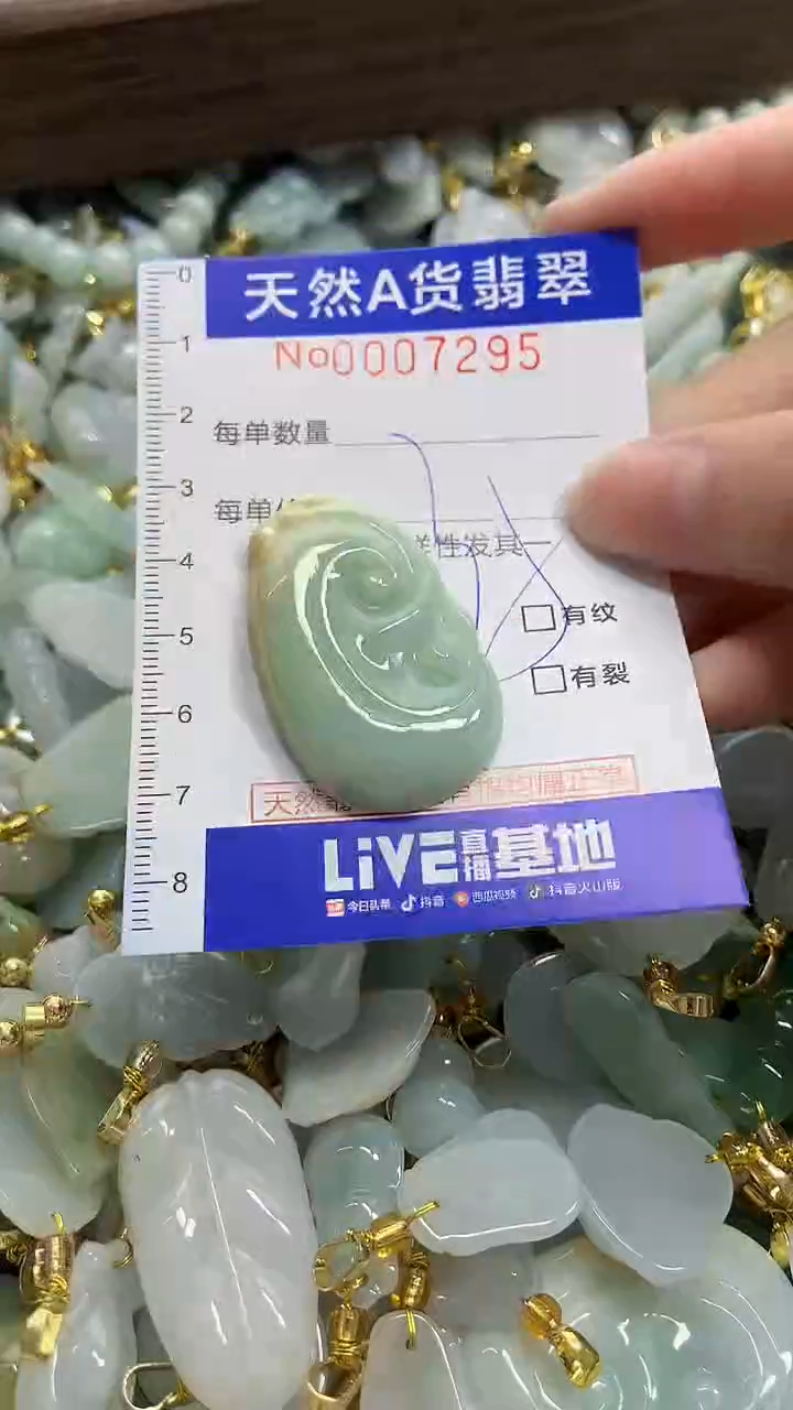 颈饰未镶嵌翡翠天然A货翡翠