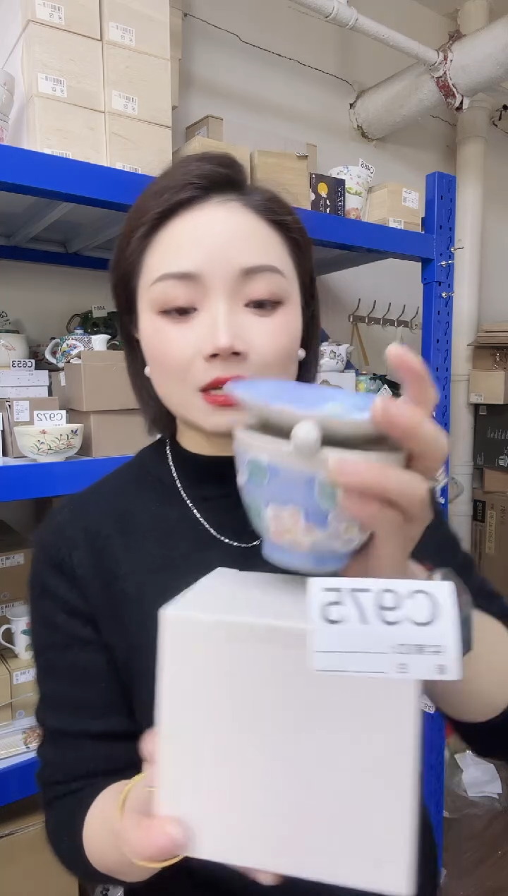 瓷片晓*全新高端瓷器茶炉C975