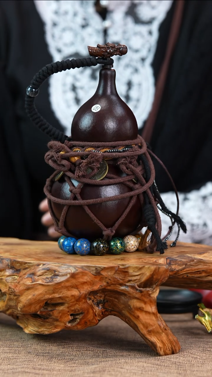 【闪购商品】196—光岳葫天然大漆酒葫芦不含漆珠