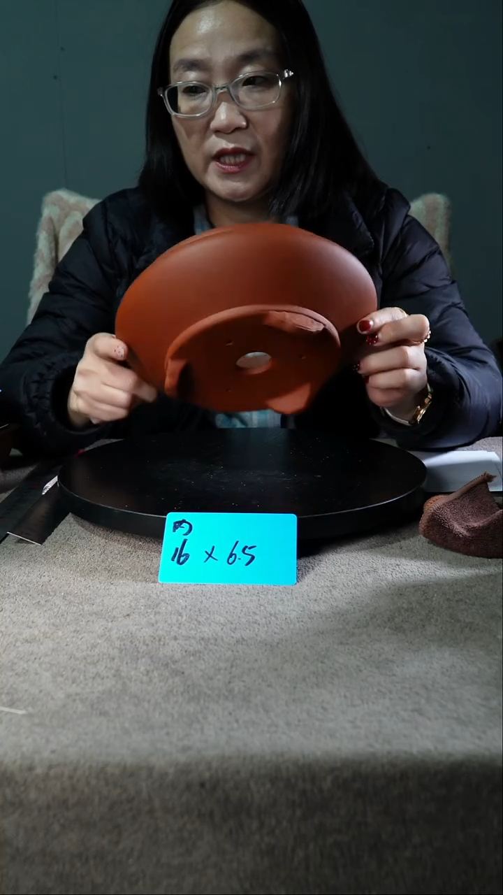 宜兴紫砂花盆小盆