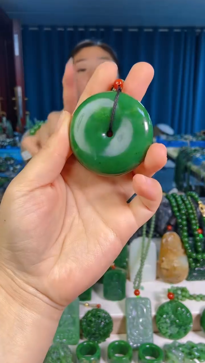 和田玉未镶嵌挂件1