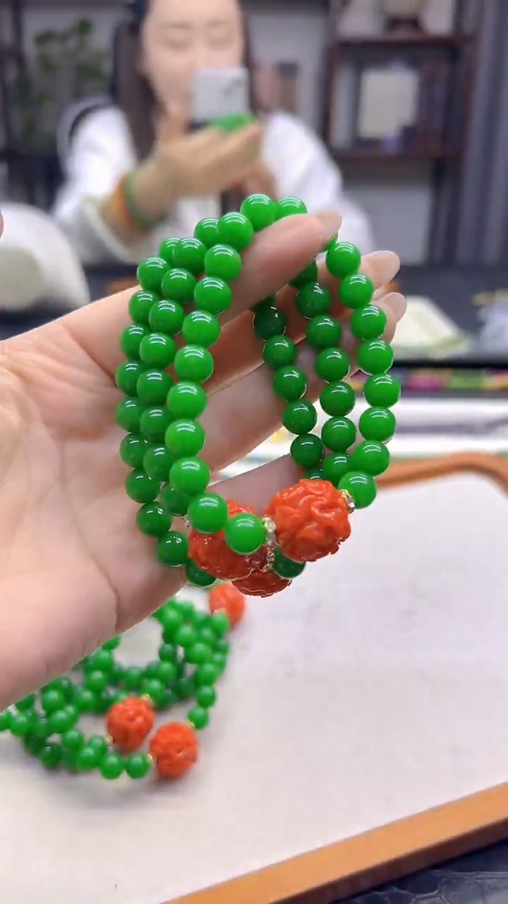 未镶嵌手链翡翠DIY款S339