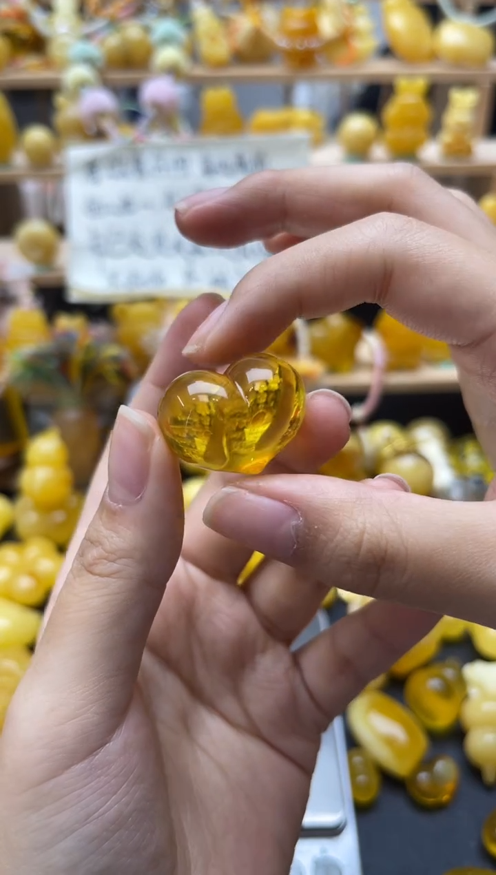 琥珀未镶嵌珠宝奇石044琥珀蜜蜡微瑕