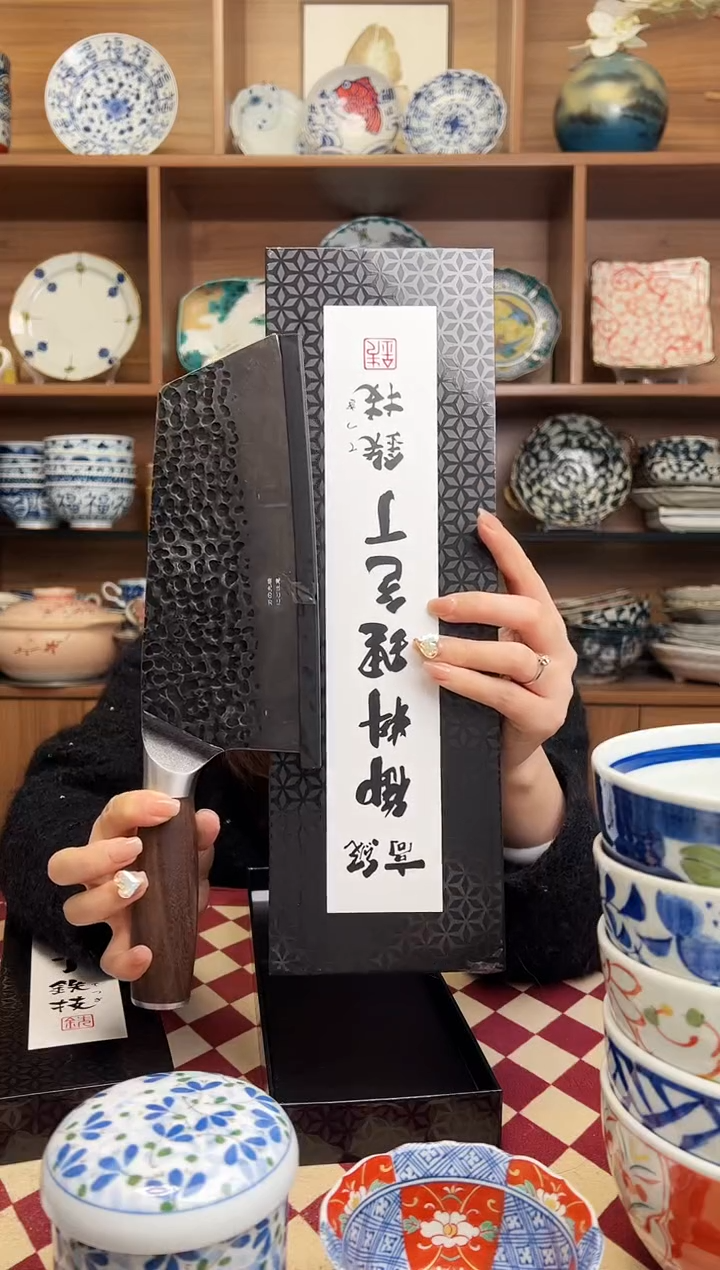 【闪购商品】瓷片铁技 7.5寸女士砍切刀（中華骨切包丁）