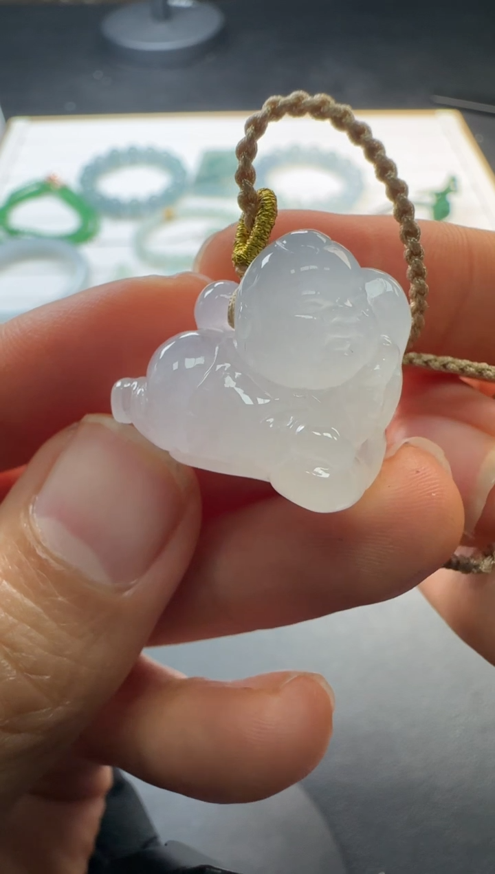 【闪购商品】翡翠颈饰未镶嵌不退不换 无鉴赏期