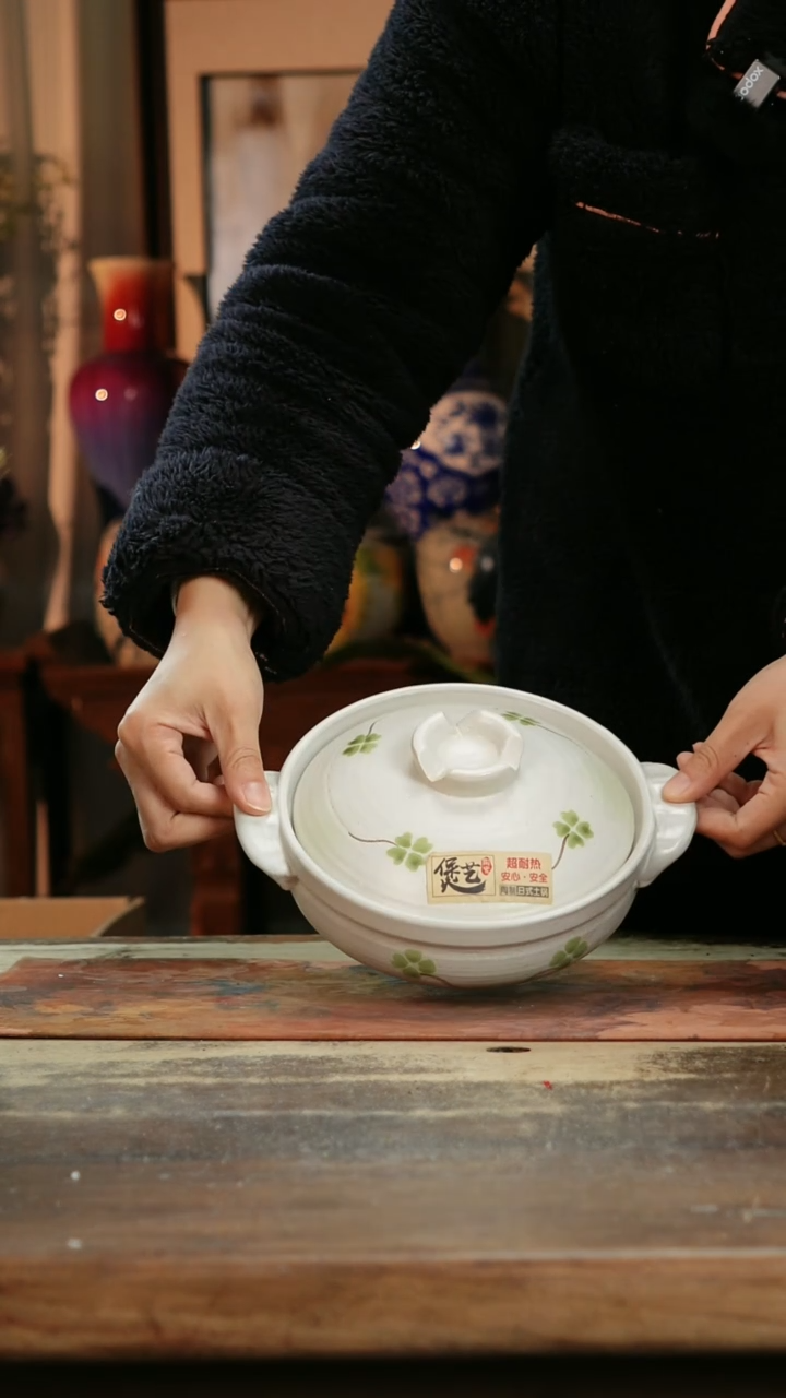 【闪购商品】瓷片景德镇纯手工釉下彩精品花瓶