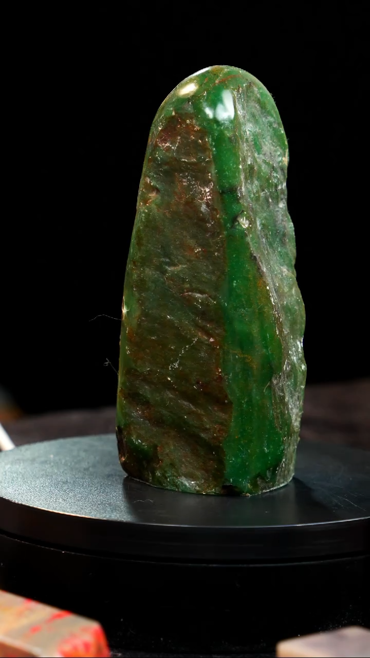 青田石老绿稀少品种