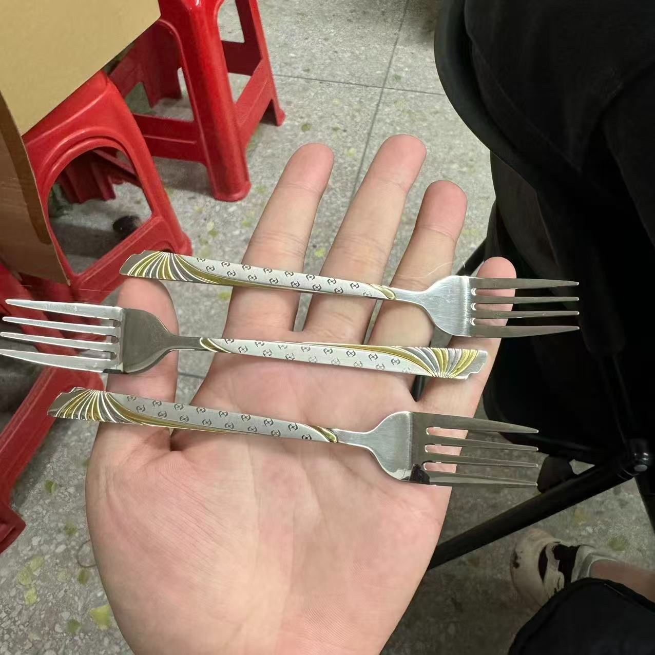 小香风翅膀水果叉3支【汤姆餐具福利专场】