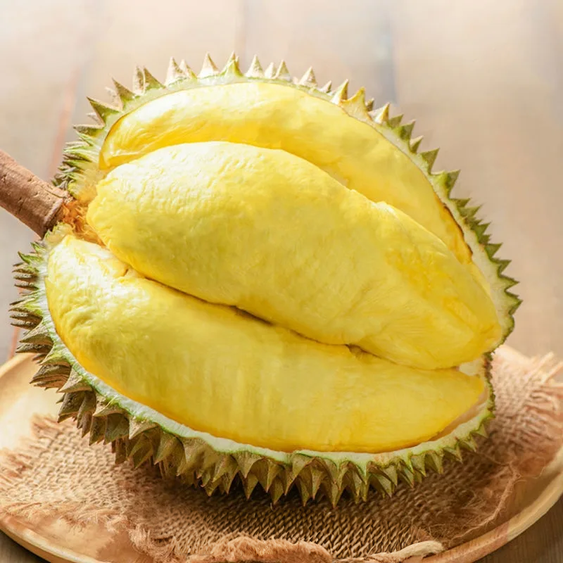 越南金枕纯肉  1.5斤品质双A树上熟金枕鲜榴莲/纯肉现开大房干包核小金枕泰国越南