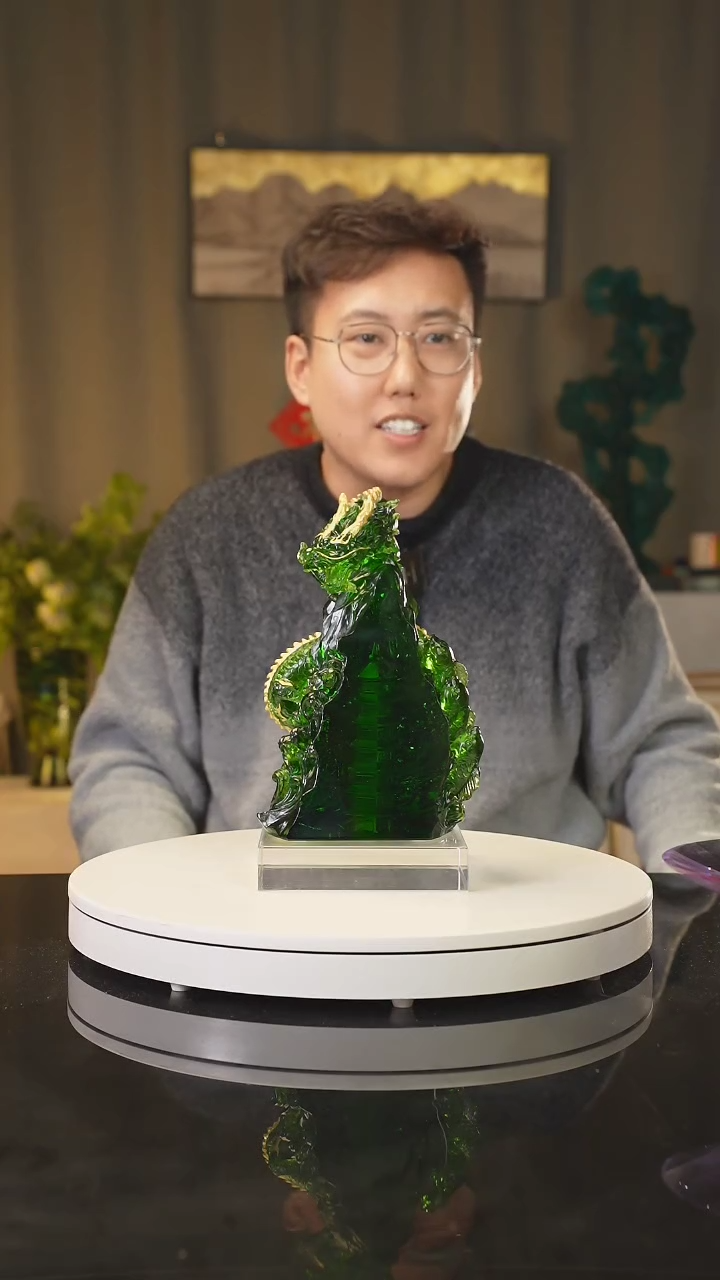 【闪购商品】雅致水晶陶瓷瓷片艺术摆件礼品