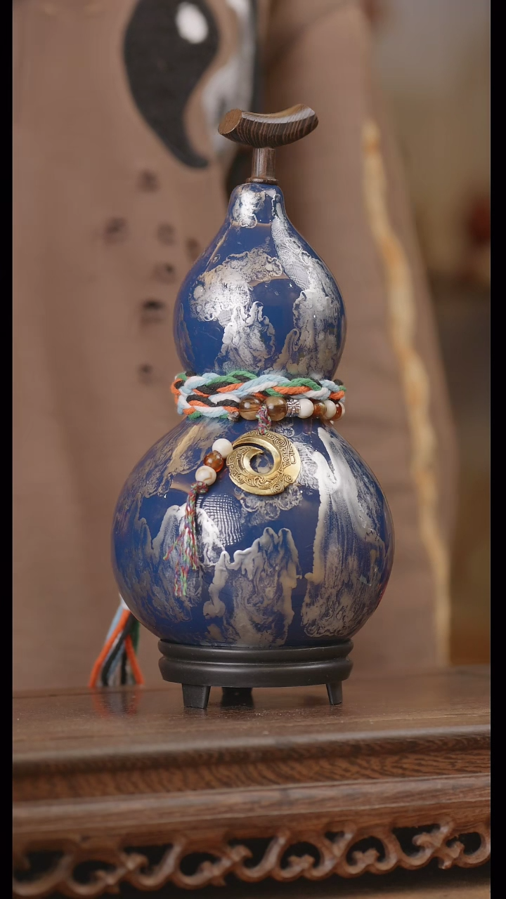 【闪购商品】175号精品天然大漆工艺防渗内胆酒葫芦~