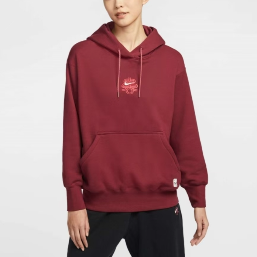 NIKE耐克女子AS W NSW OS PO HD针织连帽卫衣HV8461-677