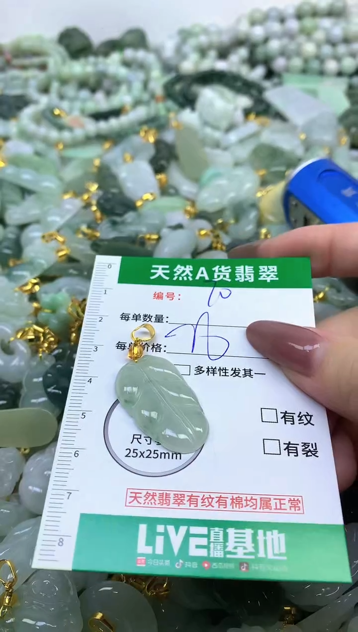 颈饰未镶嵌翡翠纯天然缅甸A货翡翠