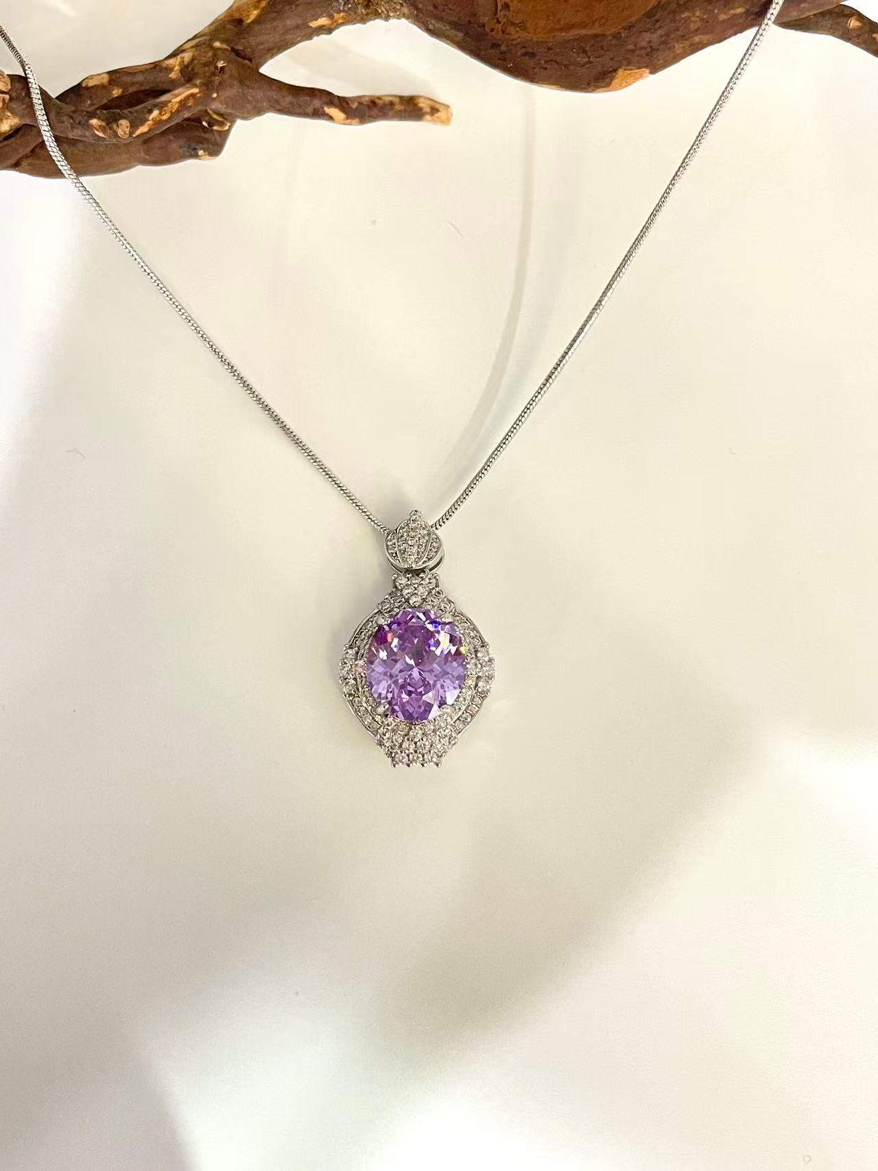 非金属珐琅项链 星澜眼泪项链