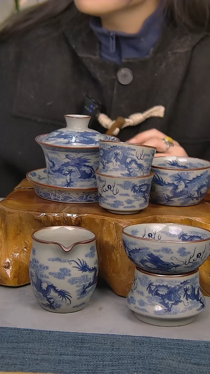 【闪购商品】7件套陶瓷茶具家用简装系列 