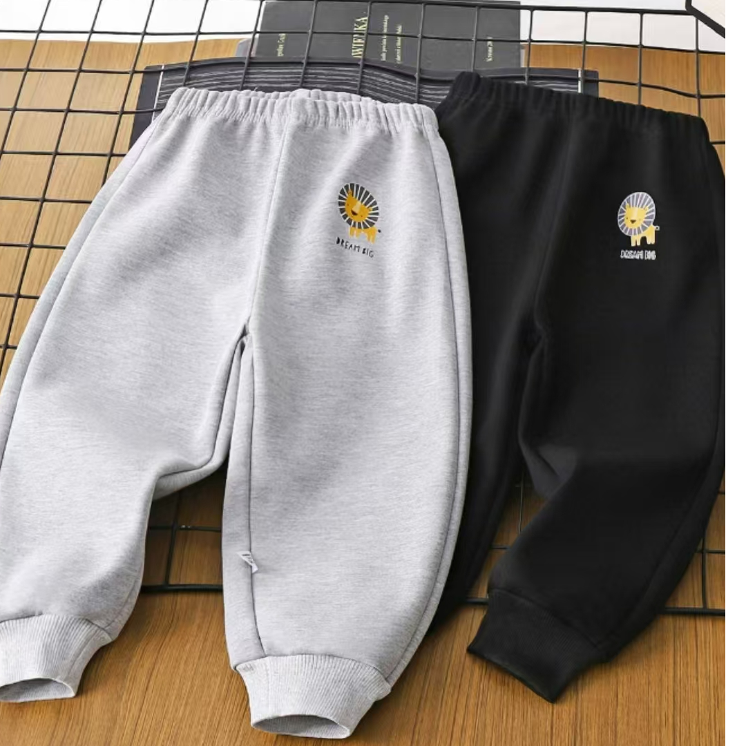 亲特价两条加绒裤子男女童保暖裤卫裤加绒校服神器