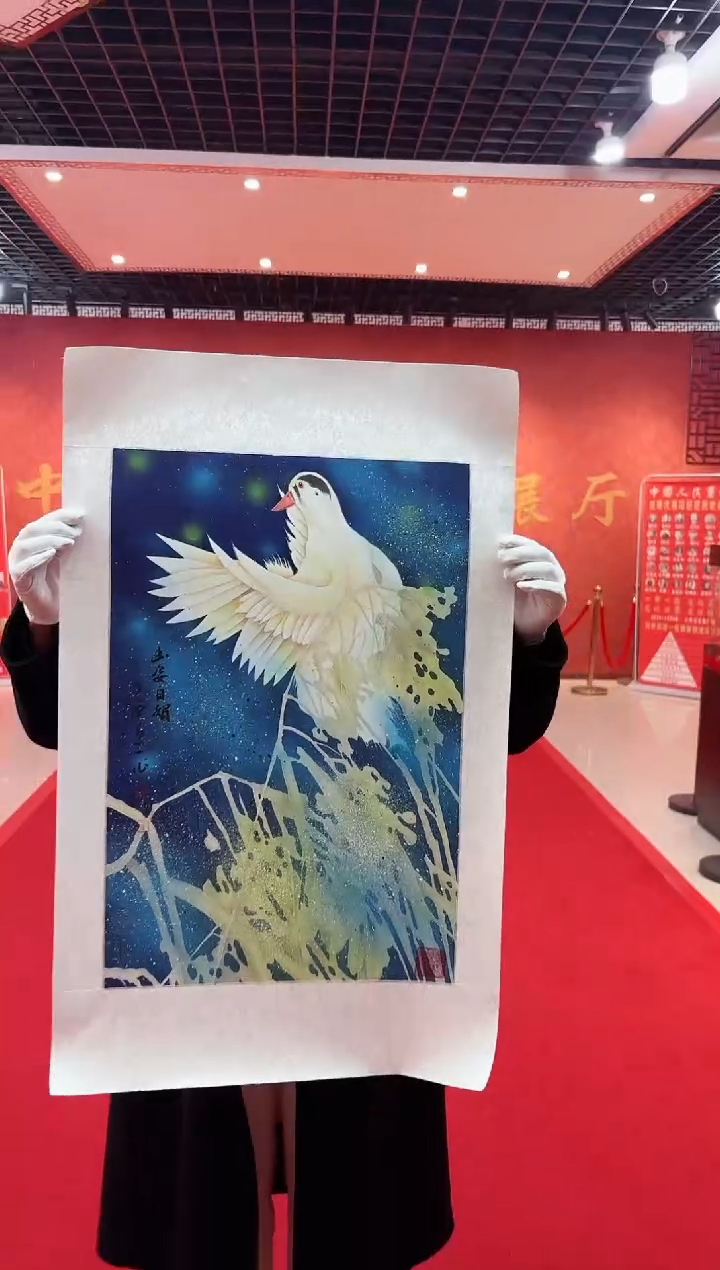 【闪购商品】国画道一老师亲笔绘画作品D16